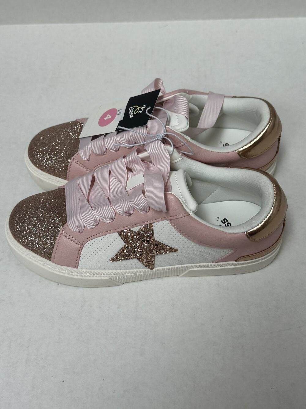 art class Girls' Shoes Kaitlyn Court Sneakers Pink Size 4